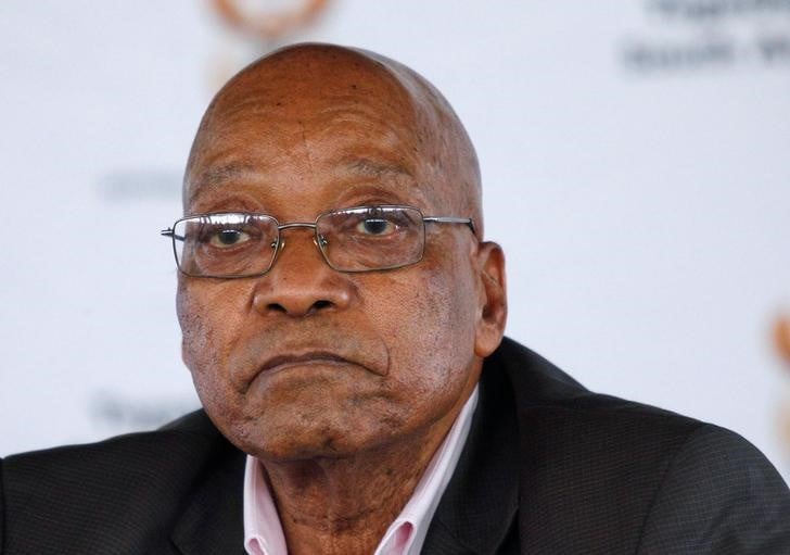 Le president sud-africain, jacob zuma accuse les manifestants de racisme