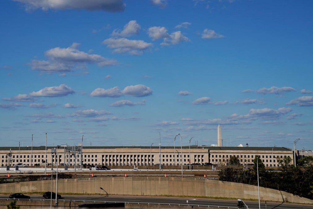 Photo d'archives du batiment du pentagone est vu a arlington, aux etats-unis