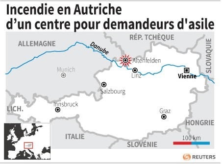 Incendie en autriche d’un centre pour demandeurs d'asile