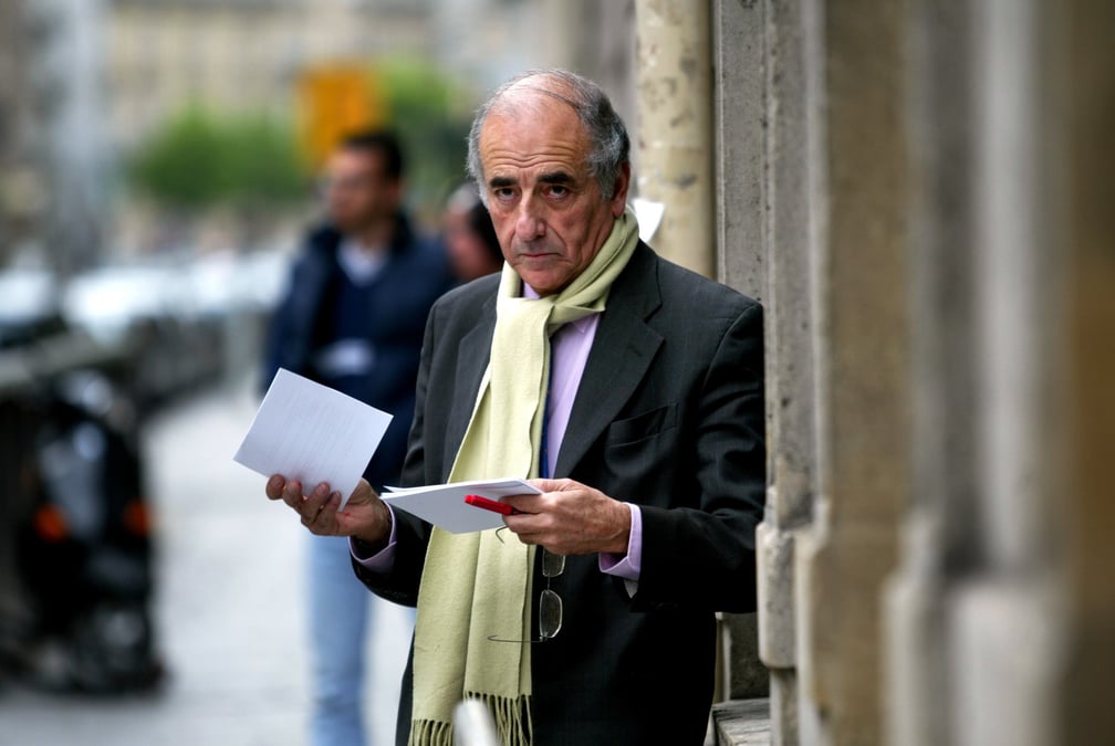 Le journaliste francais jean-pierre elkabbach