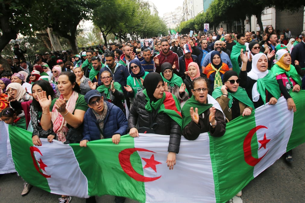 Quarantieme vendredi de contestation en algerie