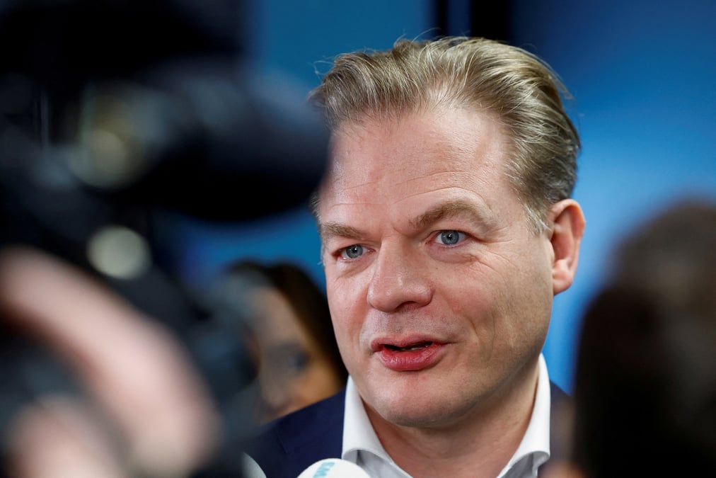 Le chef de file du parti centriste neerlandais, pieter omtzigt