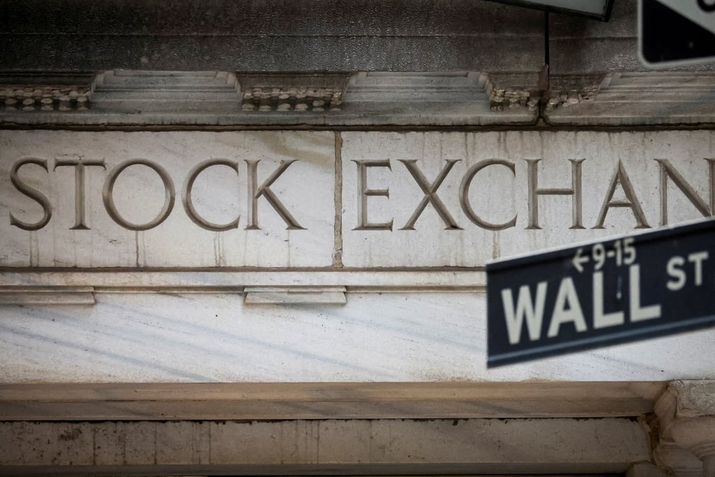 L'entree de la bourse de new york (nyse)
