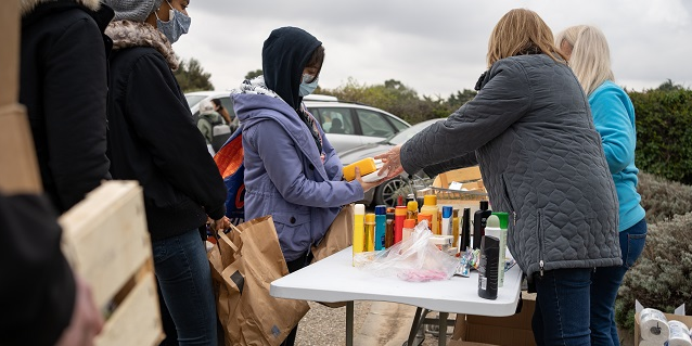 Distribution de repas
