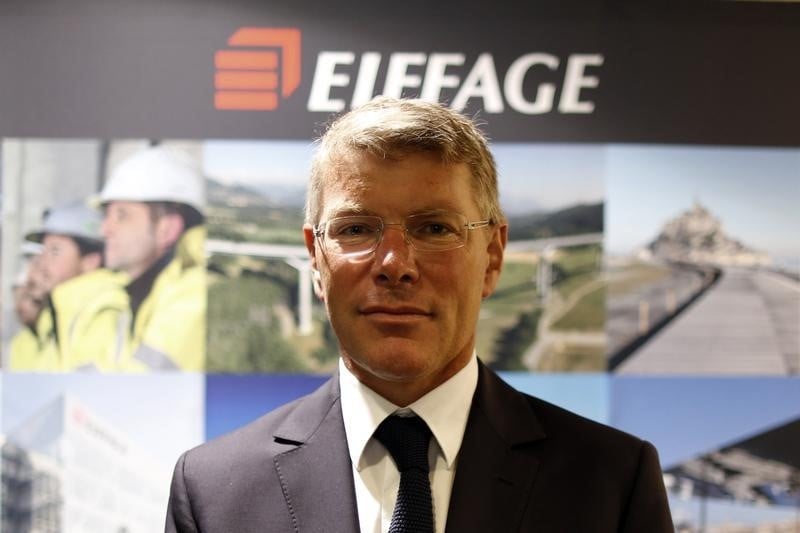 Recul du ca d'eiffage en 2014
