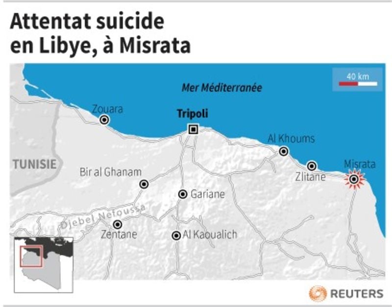 Attentat suicide en libye, a misrata