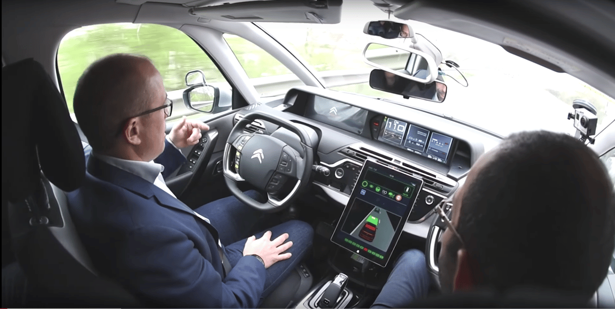 Voiture autonome groupe PSA