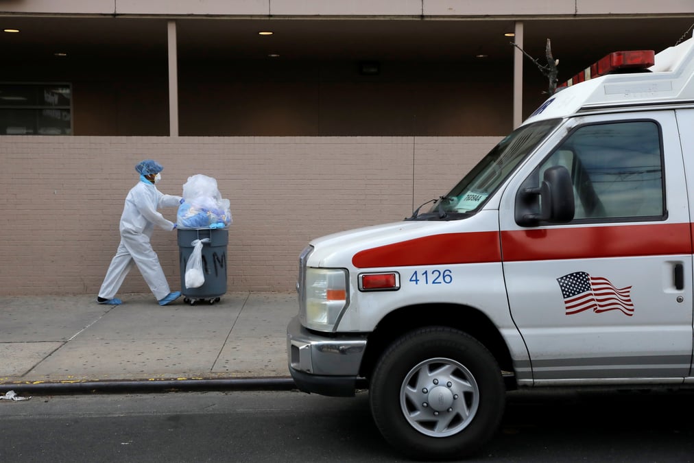 Coronavirus: journee sombre a new york, l'epidemie s'etend aux etats-unis