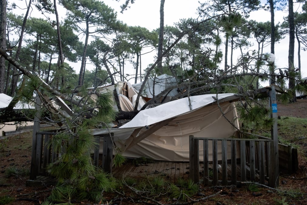 Ces dernières années des phénomènes naturels de « haute intensité » se sont multipliées. (Photo d'illustration des dégâts de la tempête Ciaran)