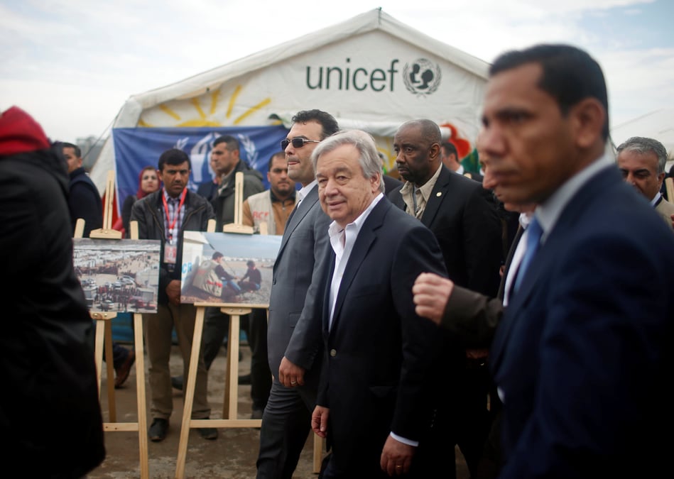 L'onu demande de l'aide pour les deplaces de mossoul