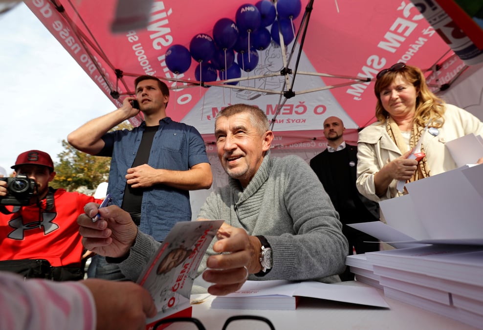 Babis, favori des legislatives en republique tcheque, inculpe