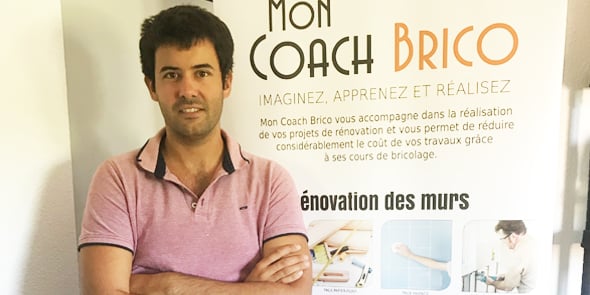 Dimitri De Cruz, fondateur et président de Mon Coach Brico