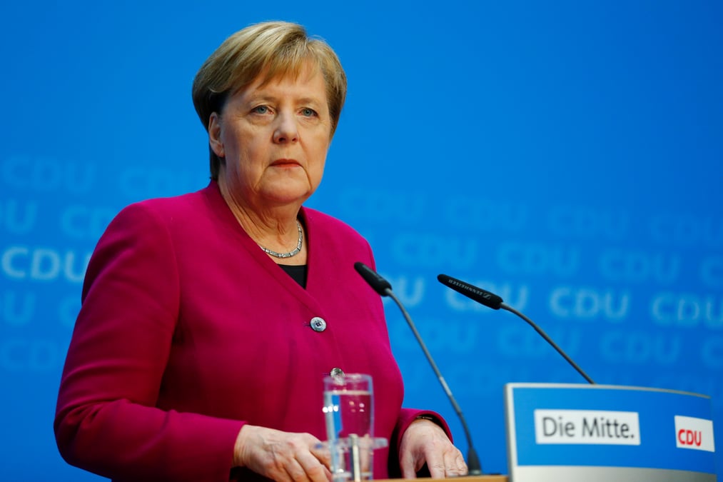 Merkel va abandonner la tete de la cdu