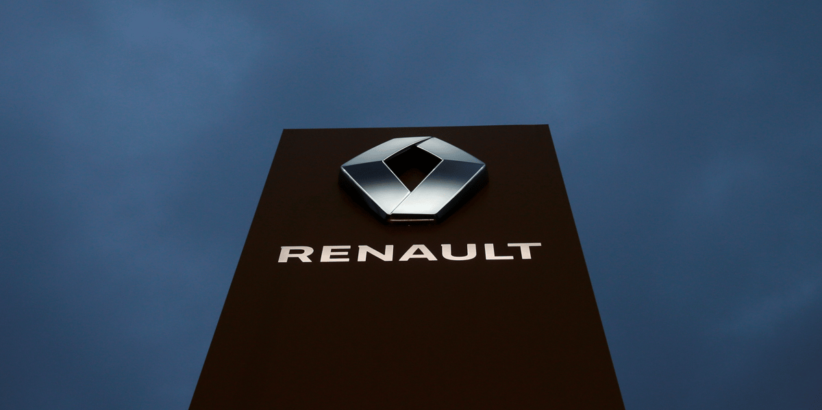 Renault, logo, borne, Ghosn, totem, marque, arrestation, constructeur automobile, Japon, Nissan,