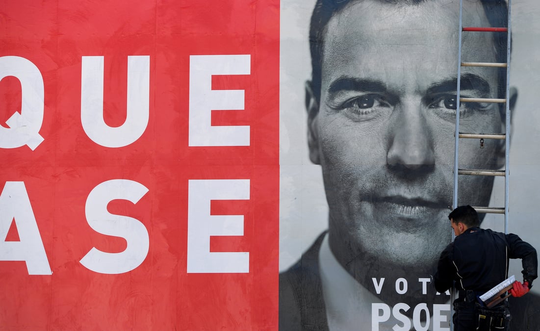 Espagne: la gauche donnee en tete aux elections du 28/04, pas de majorite