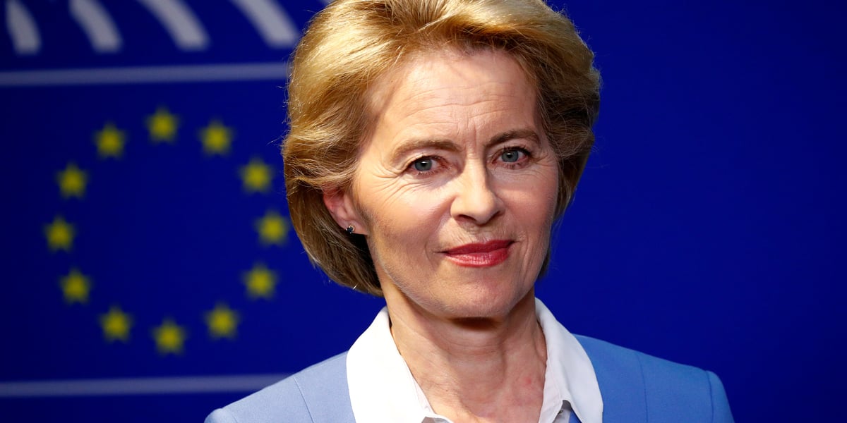 Ursula von der Leyen, présidente de la Commission européenne.