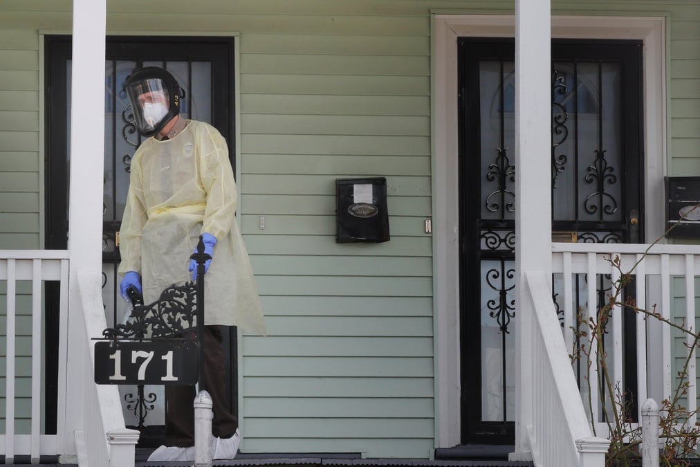 Coronavirus: plus de 1.800 deces en une journee aux etats-unis