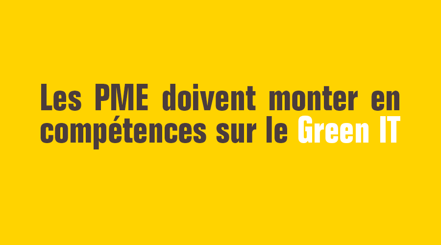 Les PME doivent monter en compétences sur le Green IT, facteur de croissance