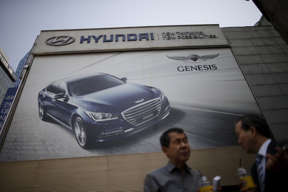 Repli pour le neuvieme trimestre de suite du benefice de hyundai motor