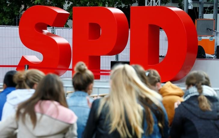 Feu vert de la direction du spd a des negociations sur une coalition