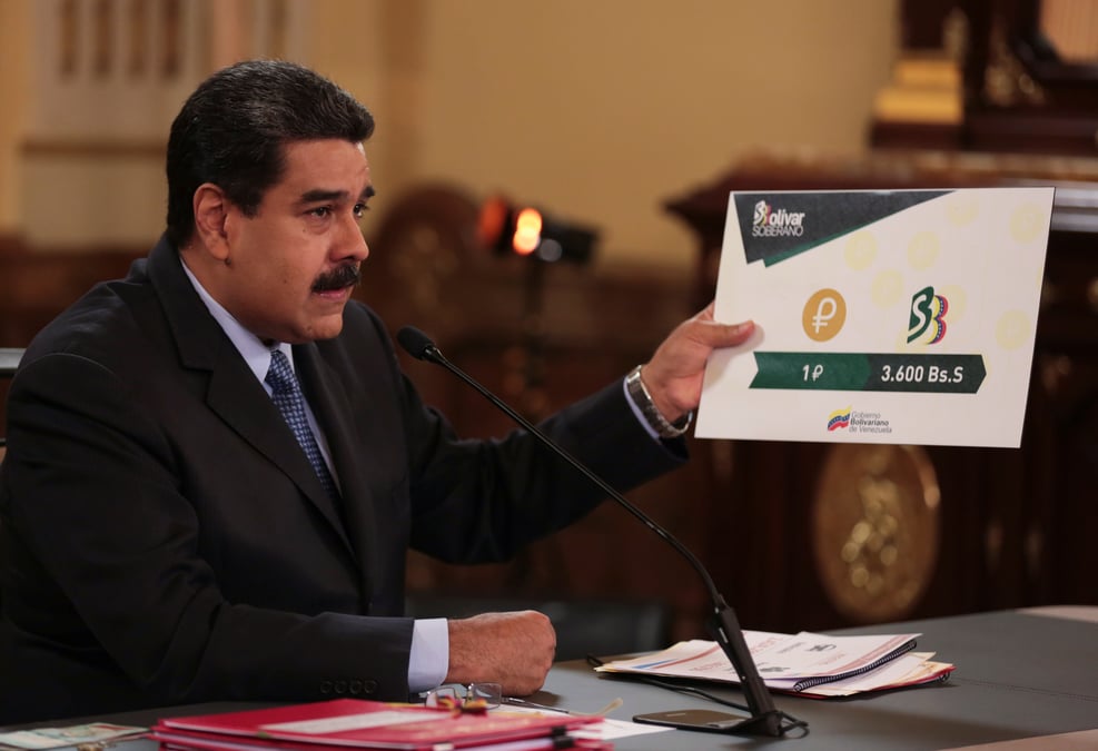 Maduro, Venezuela, petro, cryptomonnaie,