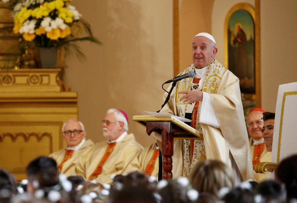 Le pape plaide en faveur des migrants lors de sa visite en bulgarie