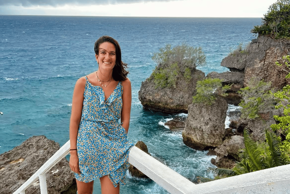 La Toulousaine Julie Bureau s'est installée récemment en Asie du Sud-est et compte, comme les locaux, vivre du tourisme (français).