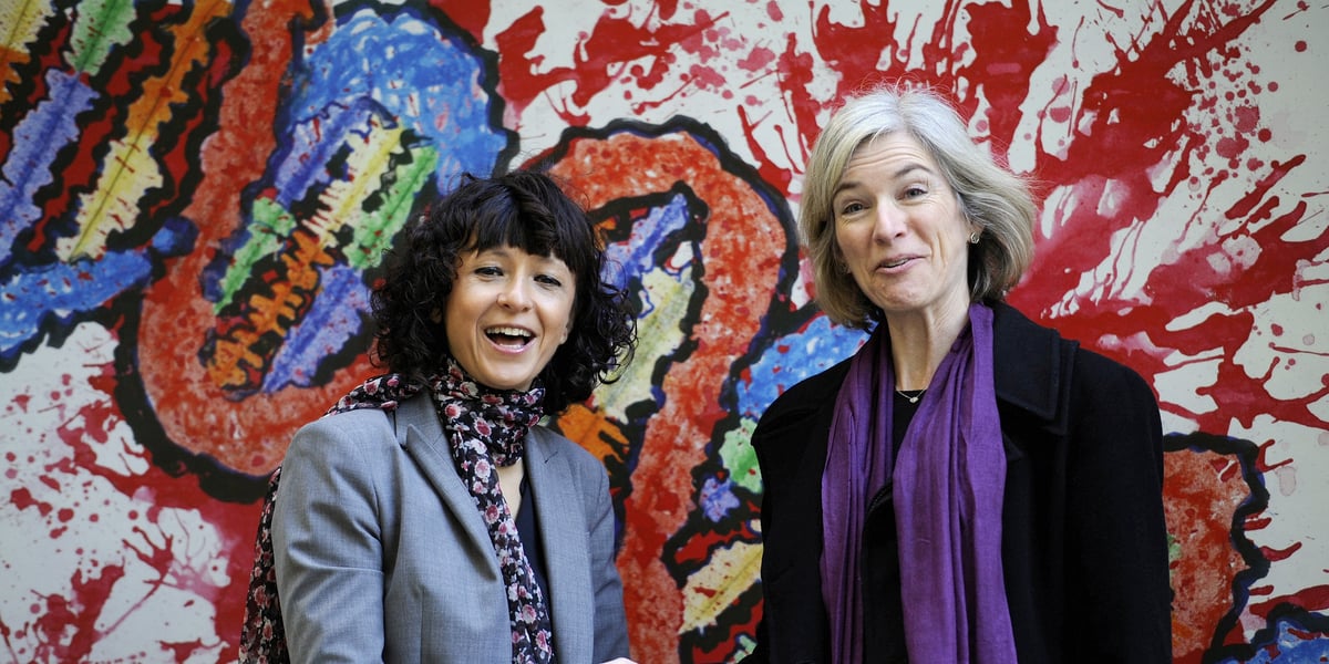 Le nobel de chimie a la francaise emmanuelle charpentier et a l'americaine jennifer doudna