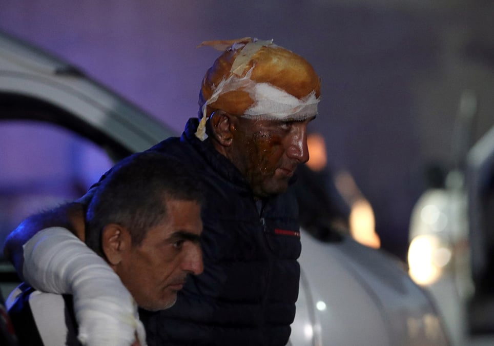 Un homme blesse par une explosion dans un depot de carburant pres de stepanakert, dans la region du haut-karabakh
