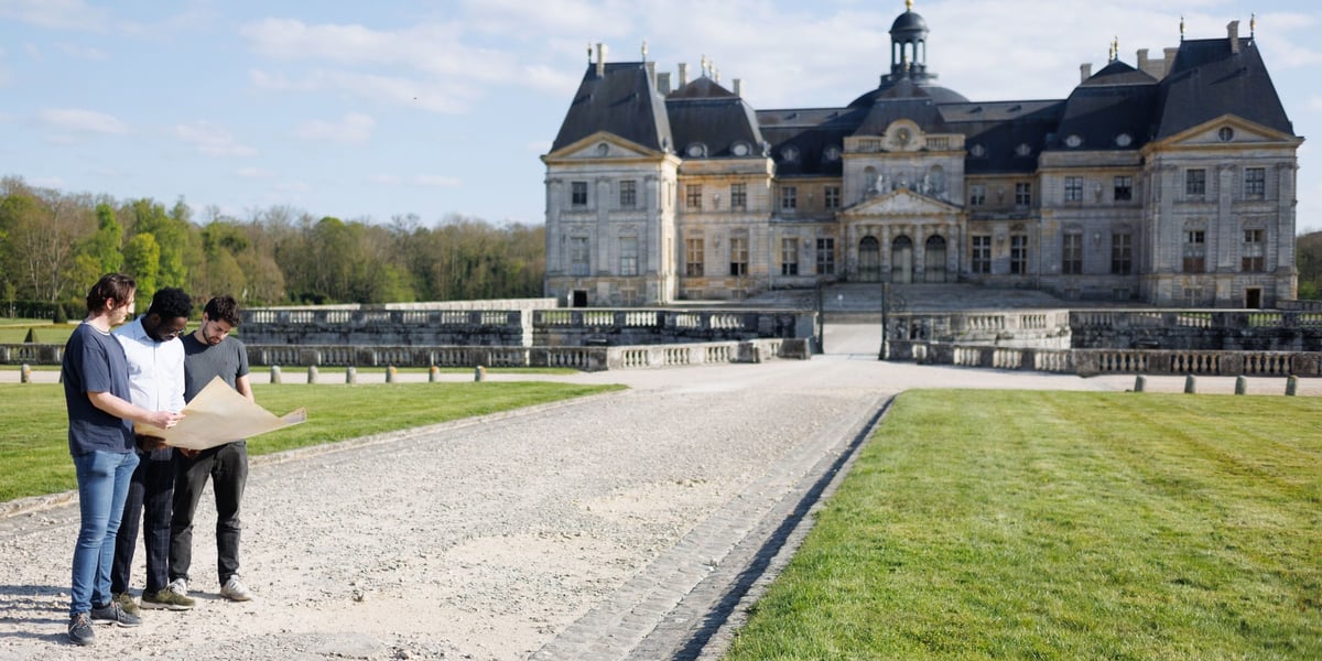 Le château de Vaux-le-Vicomte, en Seine-et-Marne, dans les caves duquel le trésor est bien gardé.