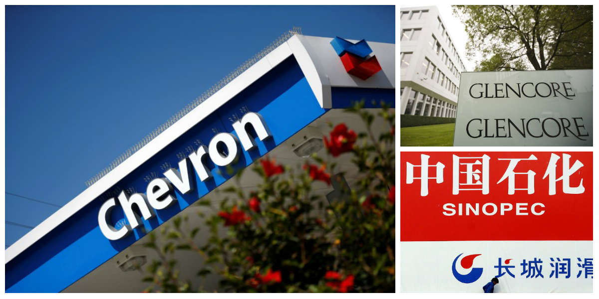 Chevron Glencore Sinopec