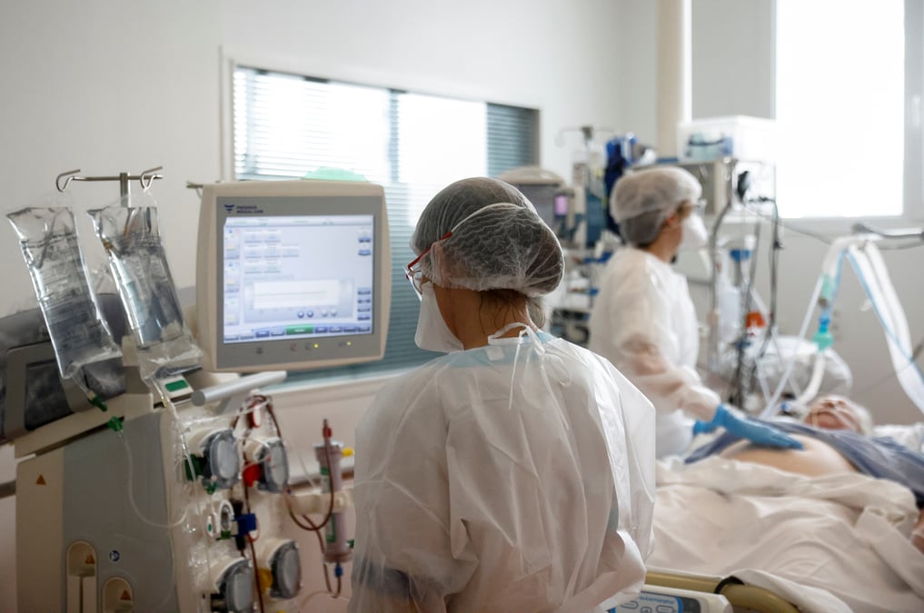 Coronavirus/france: nouvelle hausse du nombre de patients en reanimation