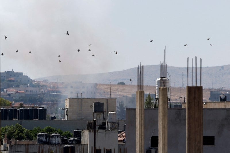 Raid israelien a tubas, en cisjordanie occupee par israel