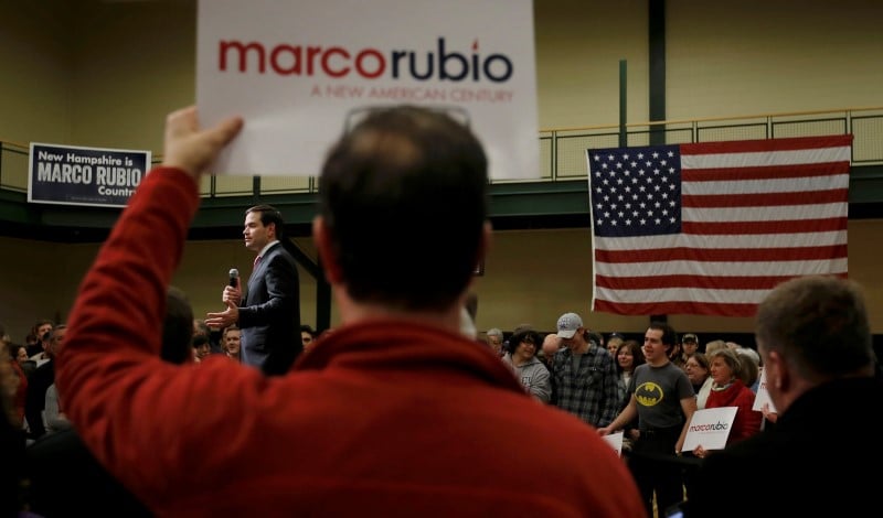 Marco rubio condamne a une belle performance dans le new hampshire