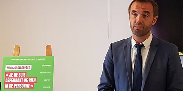 Michaël Delafosse (PS) joue la transparence à fond dans le cadre des municipales