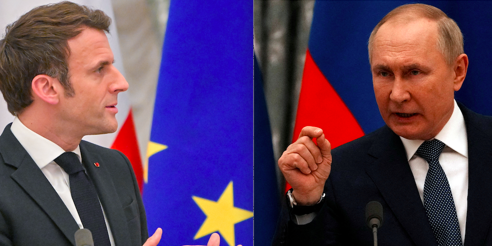 Macron, Poutine, Kremlin, Ukraine