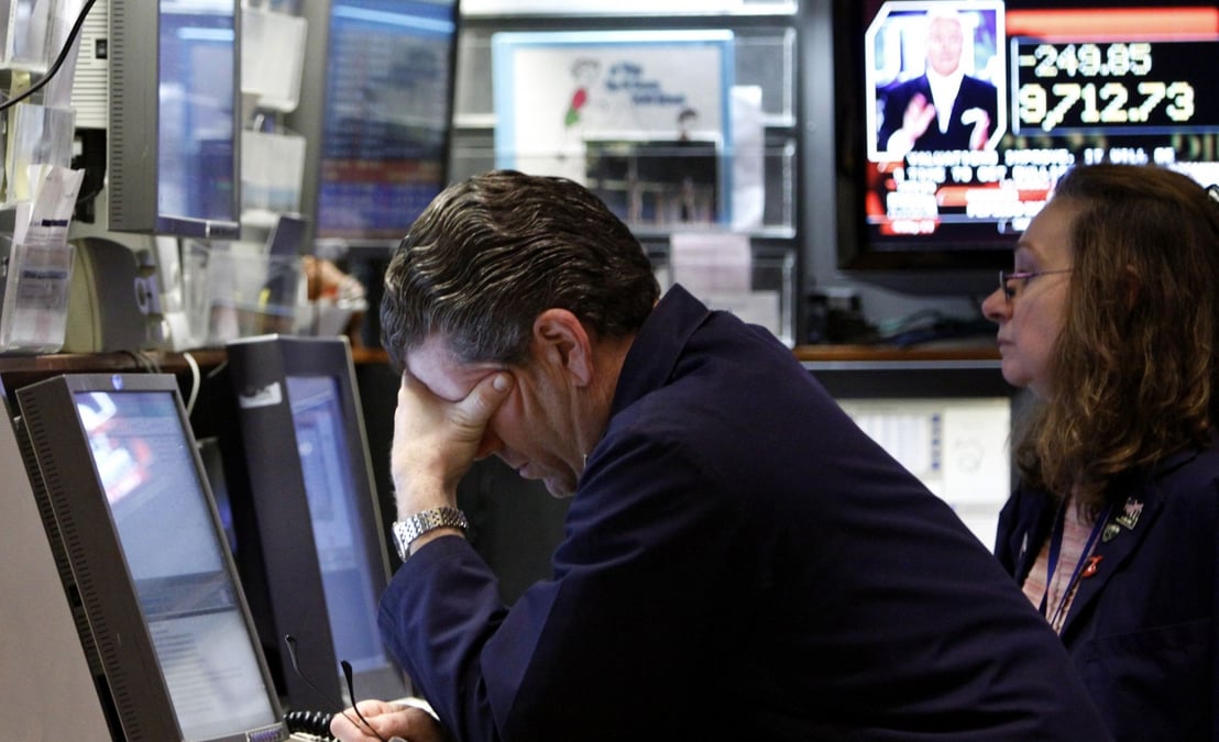 Bourse chute