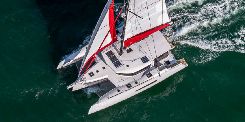 Un trimaran du chantier Neel-Trimarans