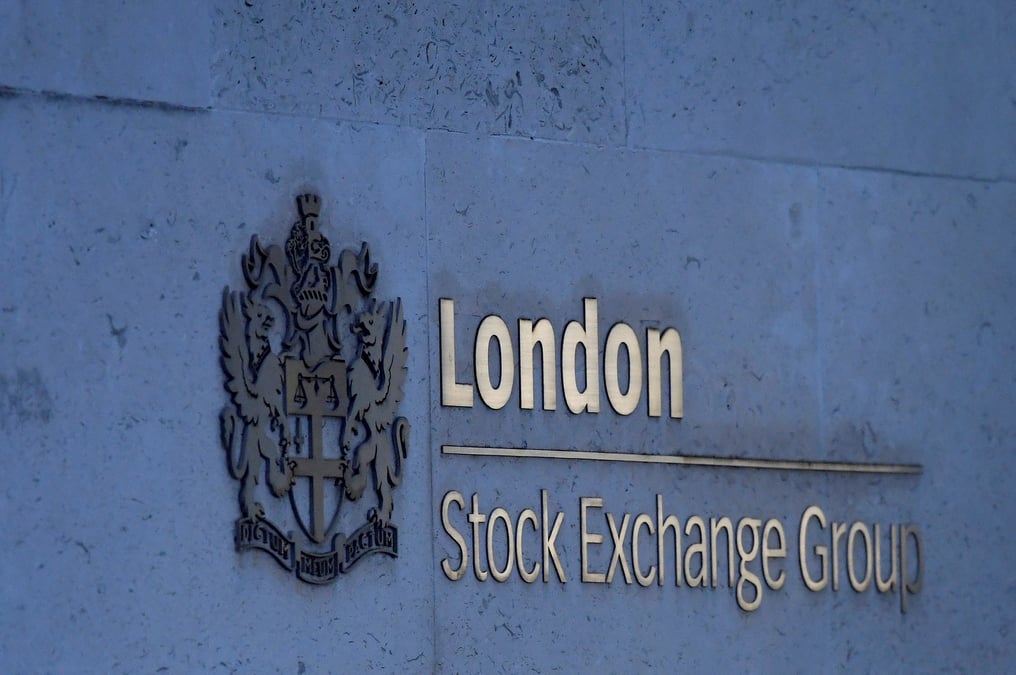 Le logo du london stock exchange group dans la ville de londres