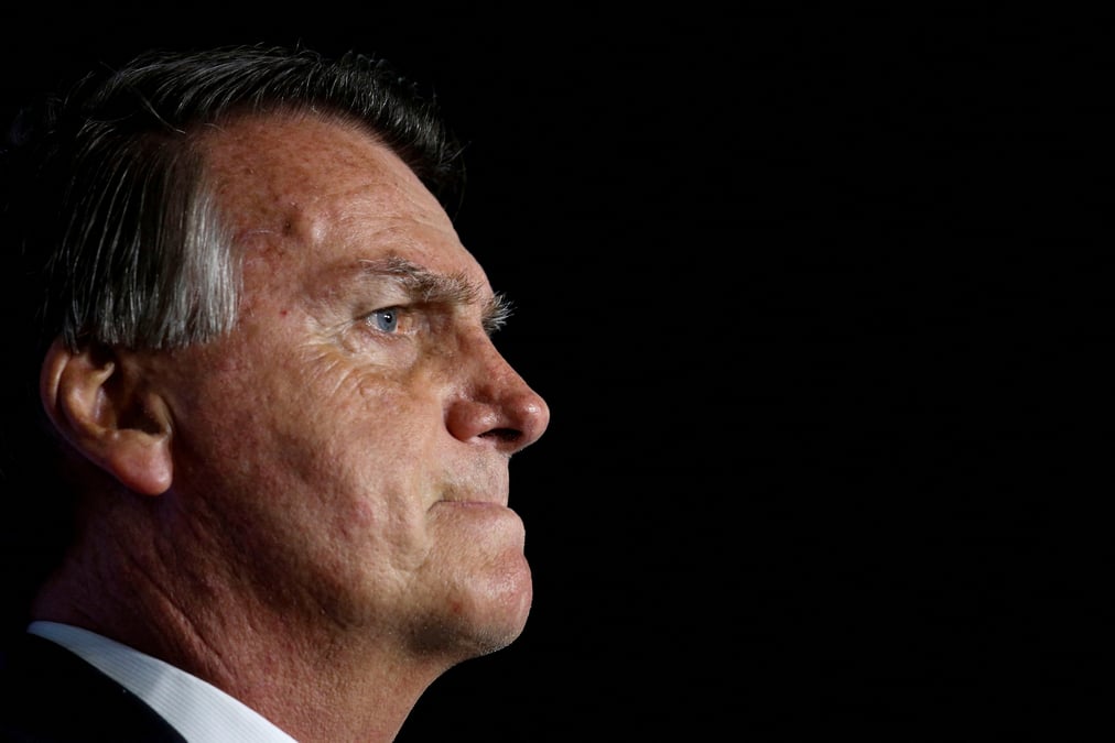 L'ancien president bresilien jair bolsonaro a doral, en floride, aux etats-unis