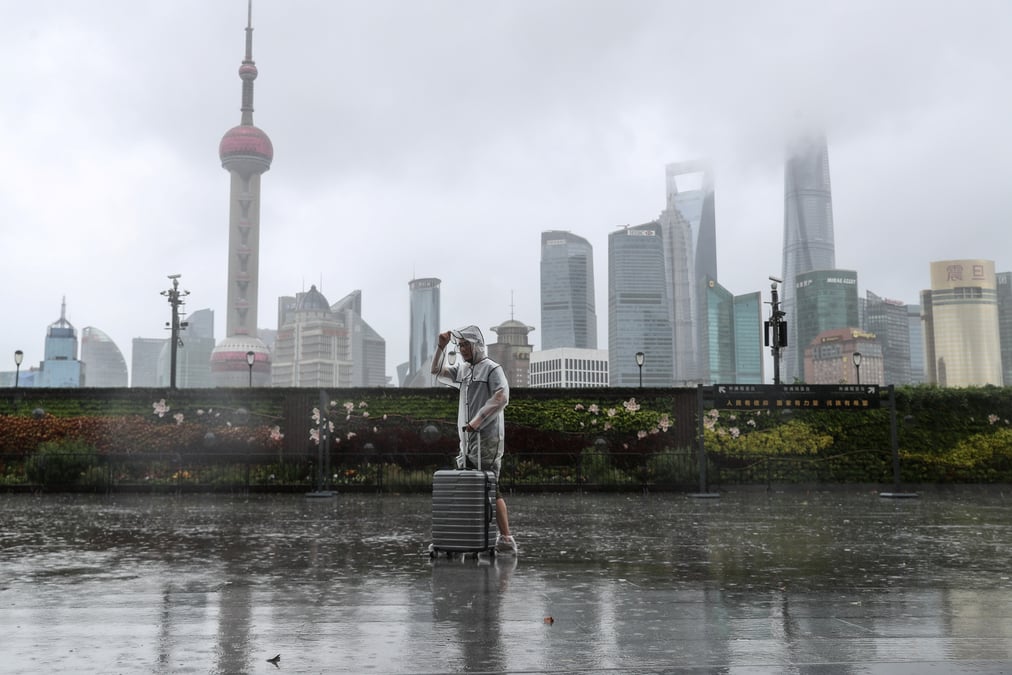 La chine se prepare a l'arrivee du typhon in-fa