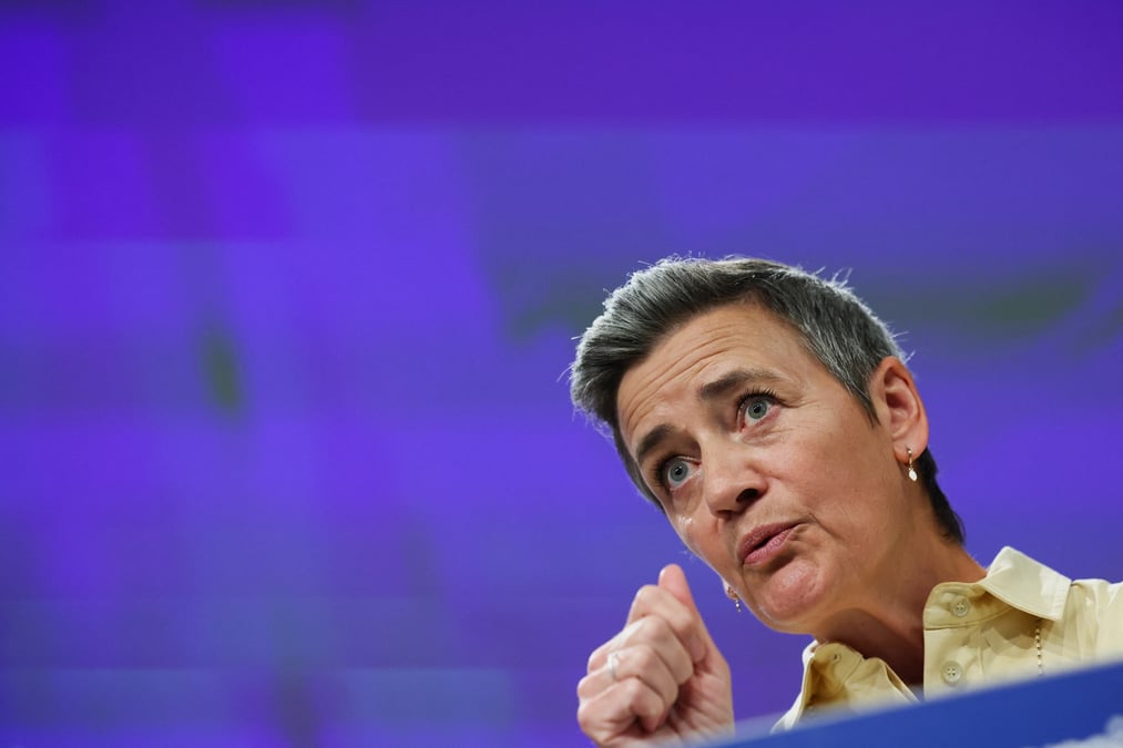 La commissaire europeenne a la concurrence margrethe vestager