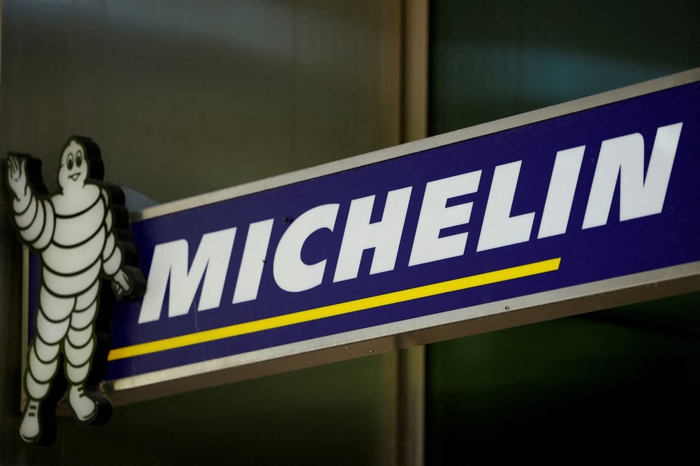 Le logo du fabricant de pneus francais michelin