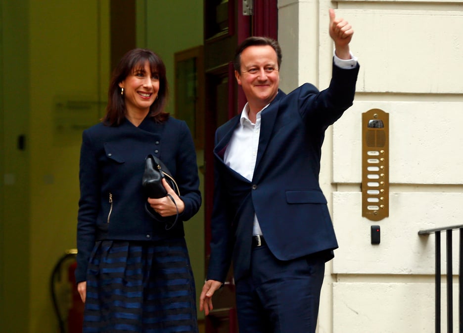David cameron obtient une victoire d'une ampleur inattendue