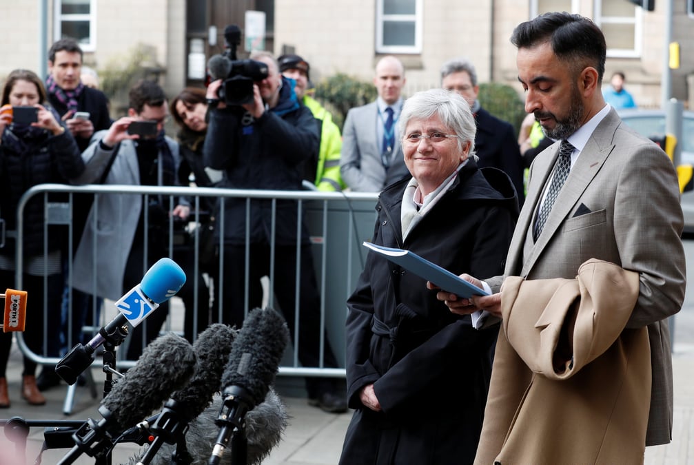 Clara ponsati liberee sous caution en ecosse