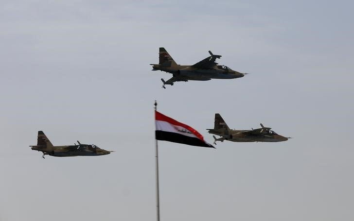 L'armee de l'air irakienne tue 36 djihadistes de l'ei en syrie