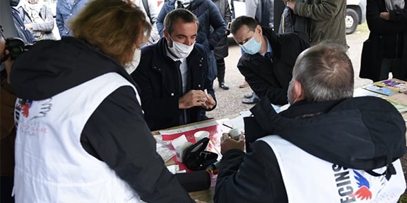 Le marché de la solidarité à Montpellier