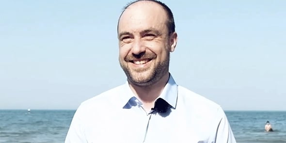 Jean-Mathieu Kolb, directeur de projet chez Ocean Winds