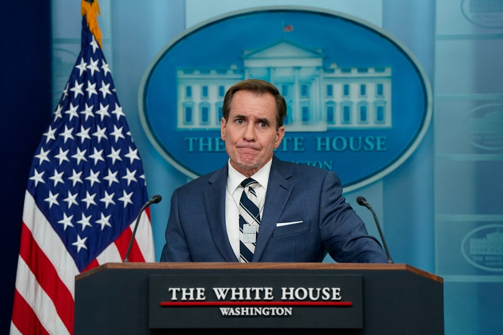 John kirby, conseiller en communication de la maison blanche pour la securite nationale