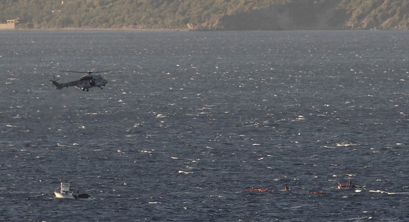 Sept migrants noyes, dont quatre enfants, au large de lesbos